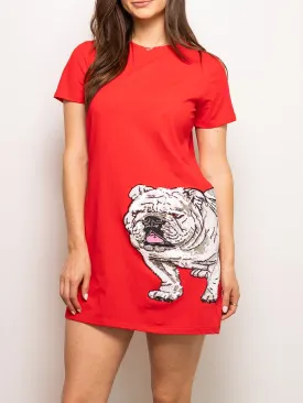Bulldog Wrap Dress
