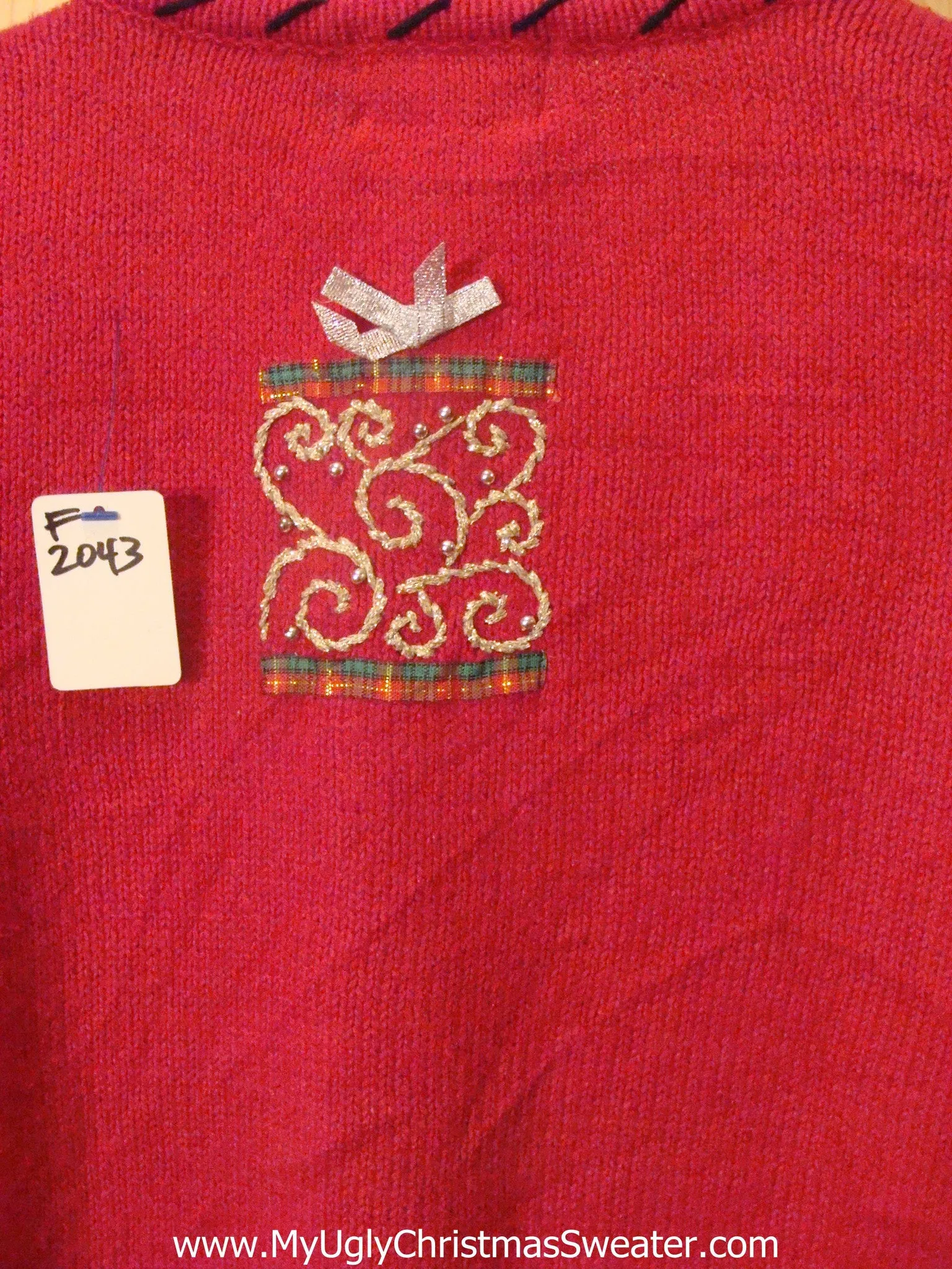 Cheesy Bling Ugly Christmas Sweater Ladies or Mens XXXL
