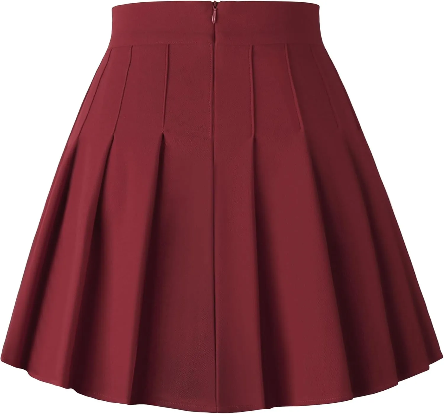 Dressever Women's Pleated Skirts Mini Skater Basic Skirt High Waist Tennis Skirt School Uniform Cheerleader Skirts