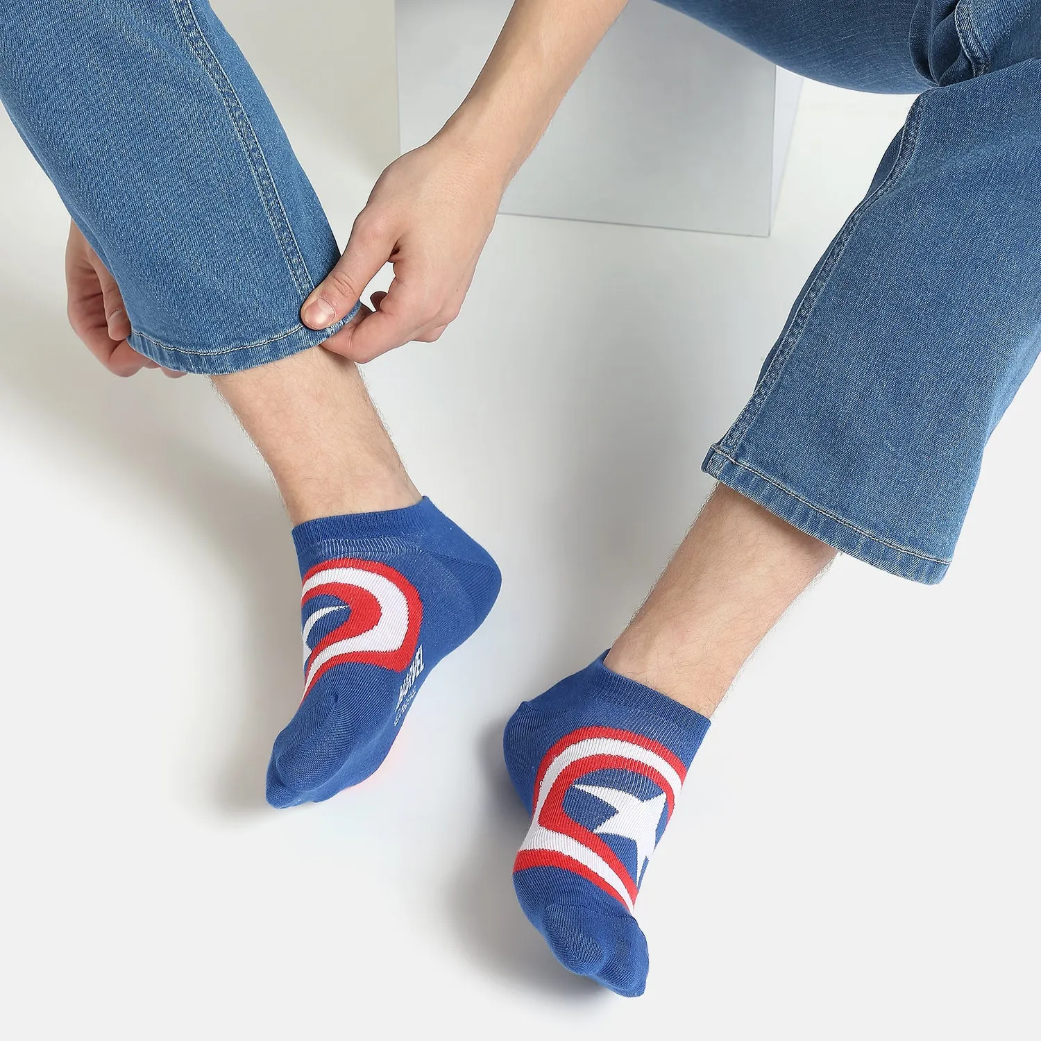 Marvel Themed Ankle Socks For Men