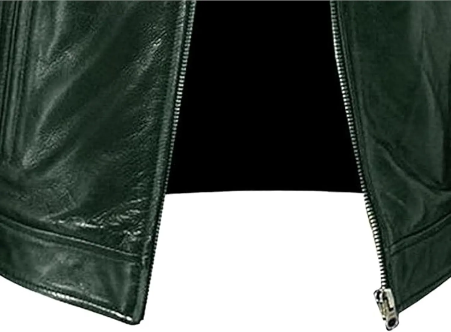 Men Slim Fit Motorcyle Leather Jacket Zip-Up Windbreaker Leather Jackets Lightweight PU Vintage Biker Coat