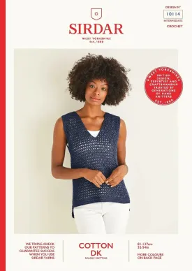 Sirdar - Vest in DK - Crochet Pattern 10114