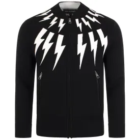 Thunderbolt Double Face Bomber Jacket